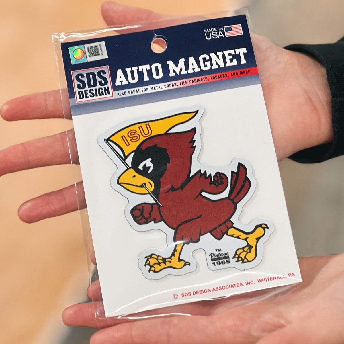 Vintage Pennant Cy Auto Magnet (3.5"x3")